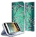 ZTE Maven 2 Case, ZTE Sonata 3 / Prestige / Avid Plus Case, NageBee [Kickstand Feature] Premium PU Leather Flip Fold Wallet Case with [ID&Credit Card Slot] - Plum Blossom