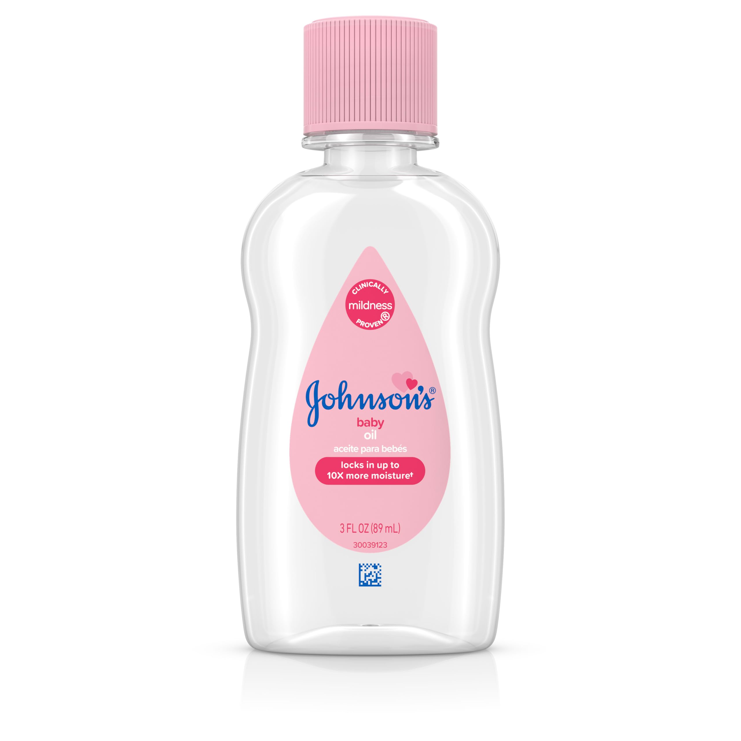Johnson's Baby Oil, Hypoallergenic, 3 fl oz