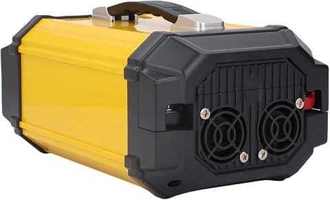 Yosoo Health Gear Inverter a Onda Sinusoidale Pura da 1000 W, Inverter di Potenza a Onda Sinusoidale Pura in ABS con Display LCD, 2 Prese 2 Porte USB di Ricarica Rapida, Picco di 2000 W per Uso