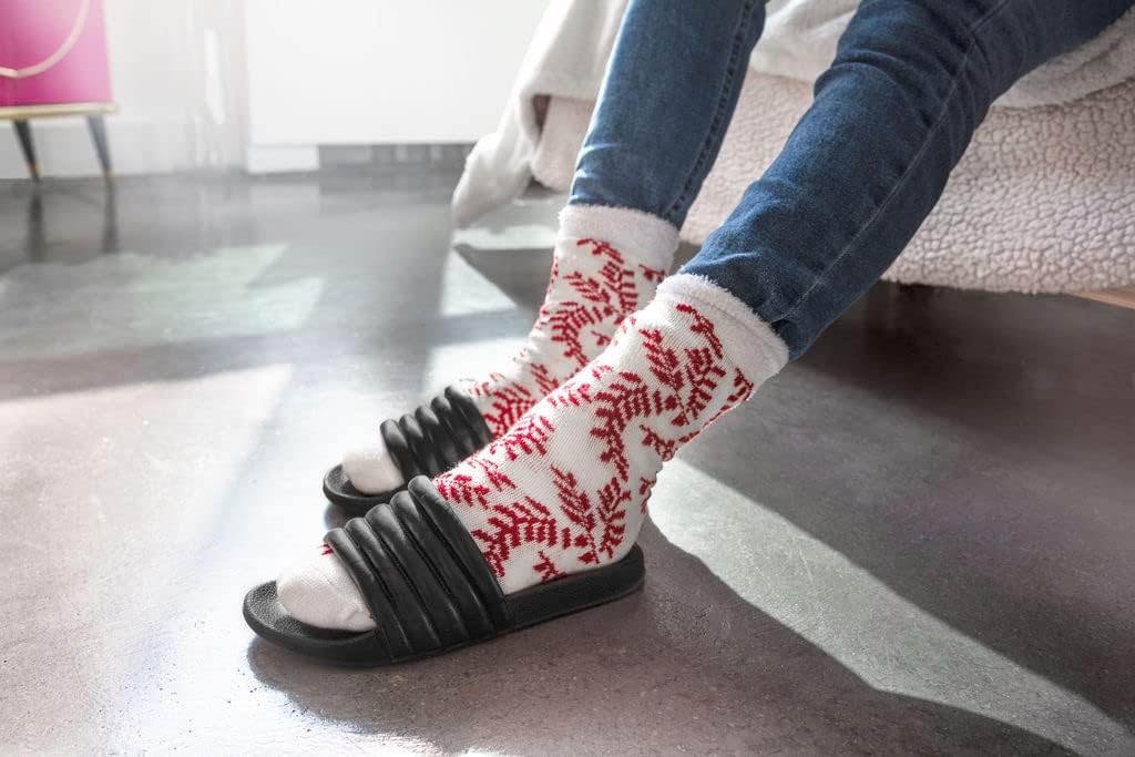 American Mammoth 3 Pairs Cozy Cabin Socks for Women - Aloe Infused Fuzzy Fluffy Comfortable Socks - Image 8