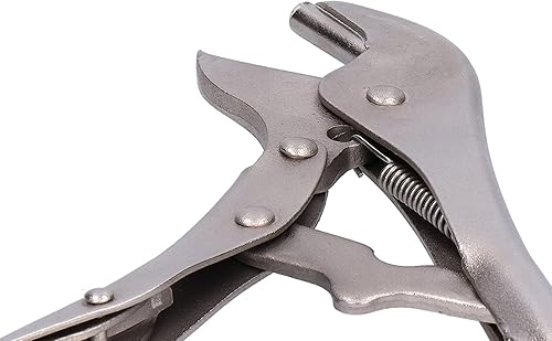 Miniatura 6 de Herramienta de bloqueo de pellizco, alicates de pellizco, herramienta de bloqueo de sellado de tuberías CT-201, ajuste de sujeción de acero 45 con