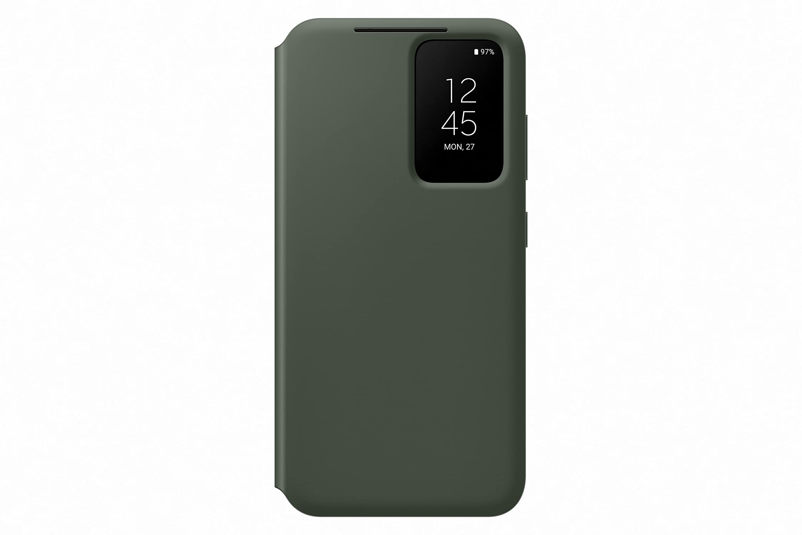 Samsung Smart View Wallet Smartphone Case EF-ZS911 für Galaxy S23, Handy-Hülle, Kartenfach, Sichtfenster, Khaki