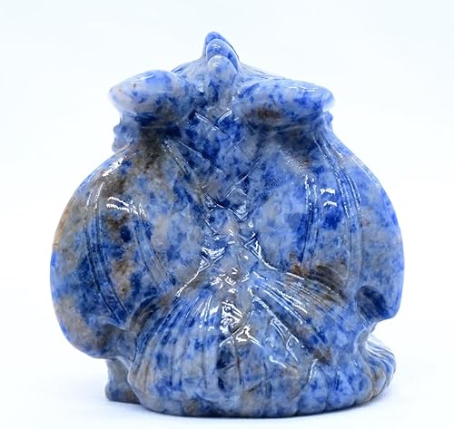 Miniatura 8 de Anlingem Estatua de Figura de Cráneo de Dragón Sin Dientes de 2 Pulgadas, Estatua de Escultura de Animal de Cristales y Piedras Curativas Reiki