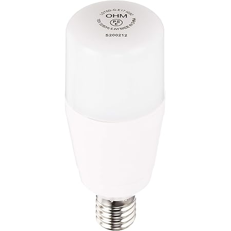 Amazon オーム電機 Led電球 T形 小形60形相当 4lm 昼光色 E17 全方向270 密閉形器具対応 断熱材施工器具対応 Ldt6d G E17 Ig92 オーム電機 ホーム キッチン