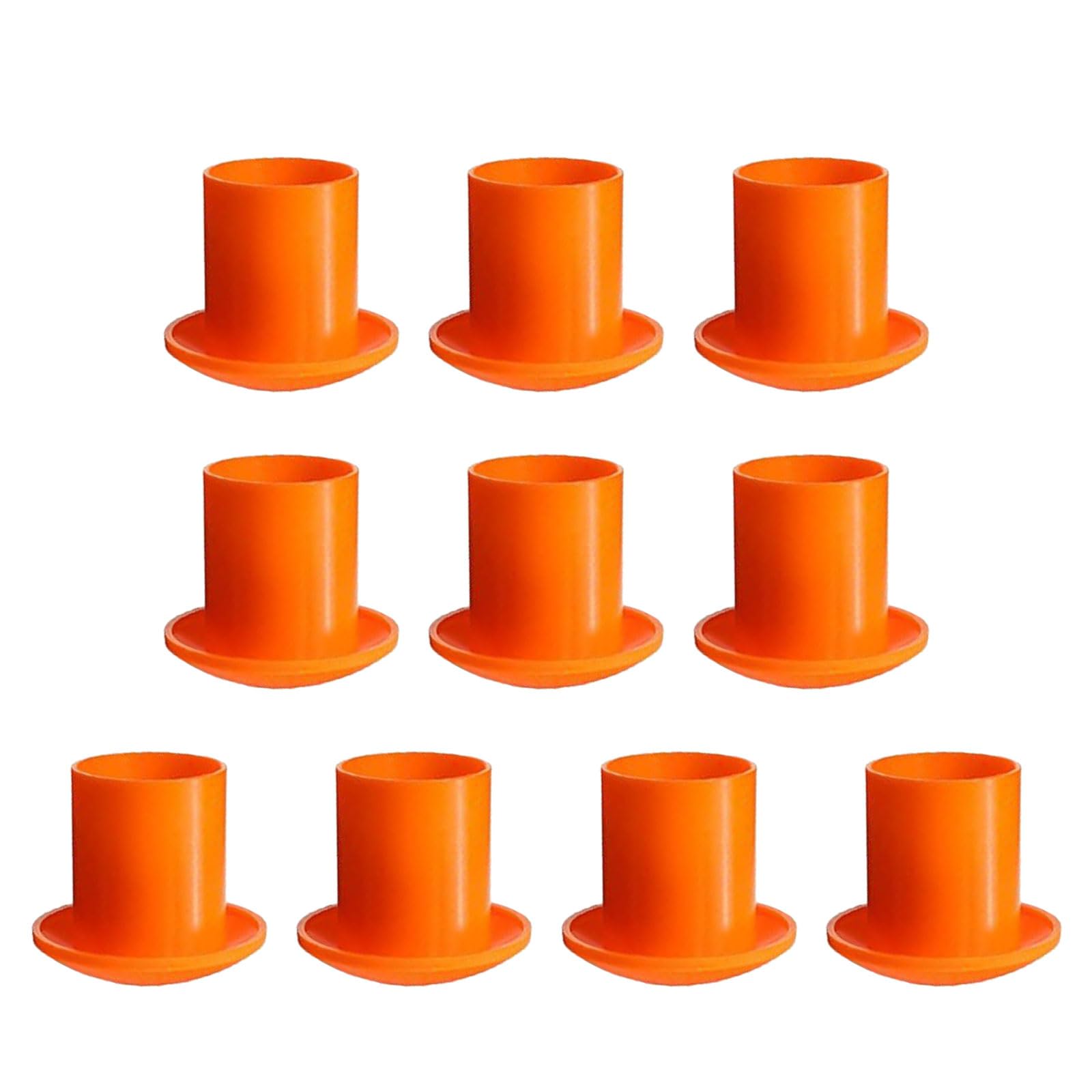 of 100 Heavy Duty Rebars Thread Protectors Low Density PP Construction Secure Guard Concrete Rebars Cap