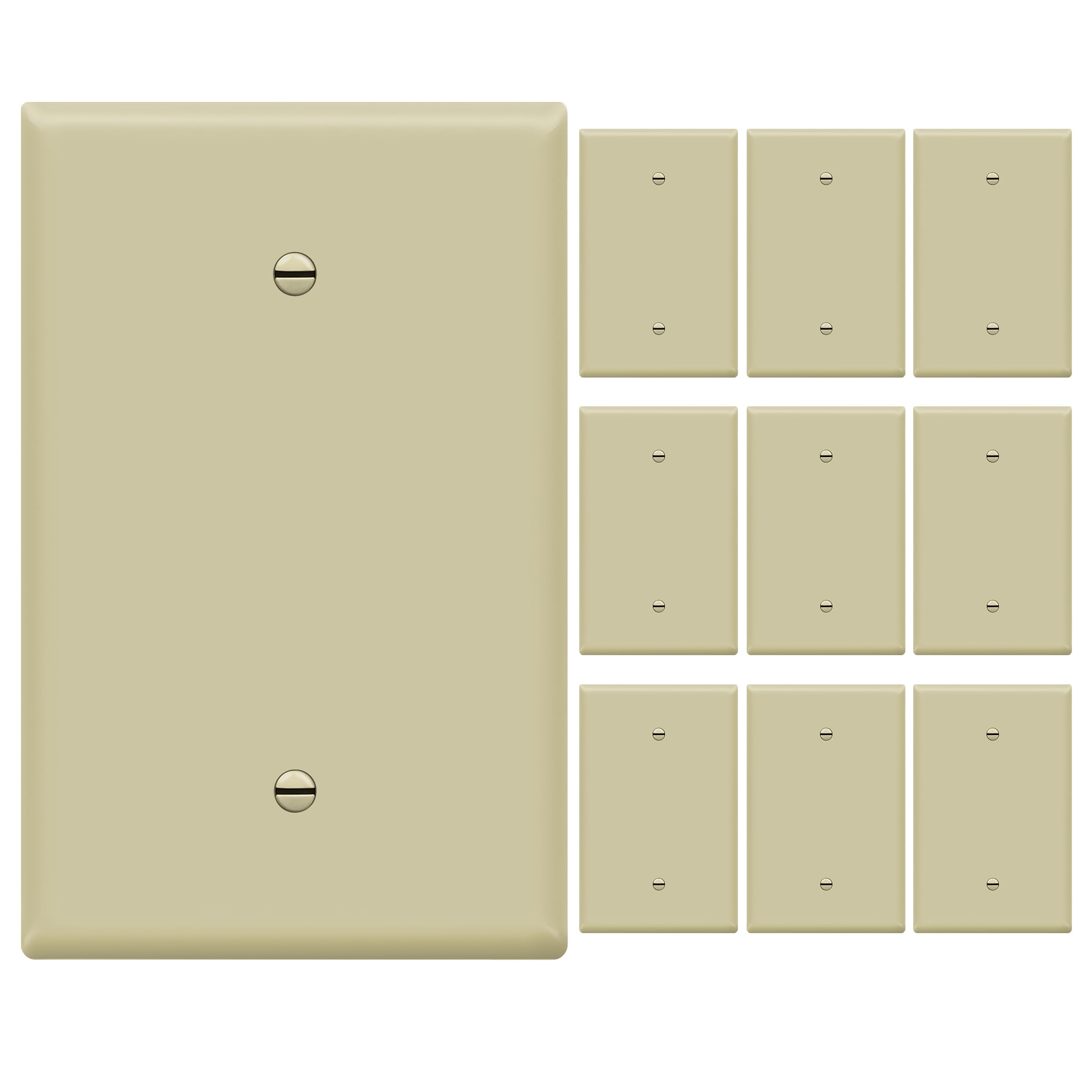Cacher les défauts de mur avec la plaque murale vierge jumbo thermoplastique 10 pcs