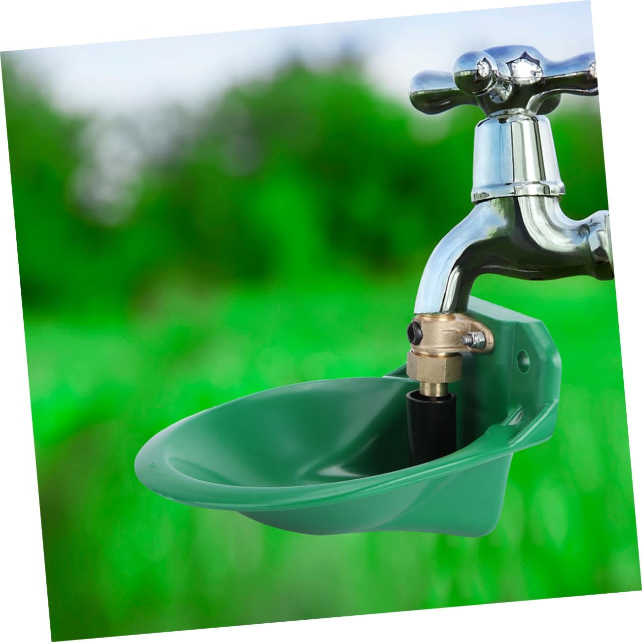 2pcs Automatic Drinking Fountain for Sheep Copper Valve Pet Accessory Durable Water Bowl for Livestock for Cattle and Sheep Easy to and Install