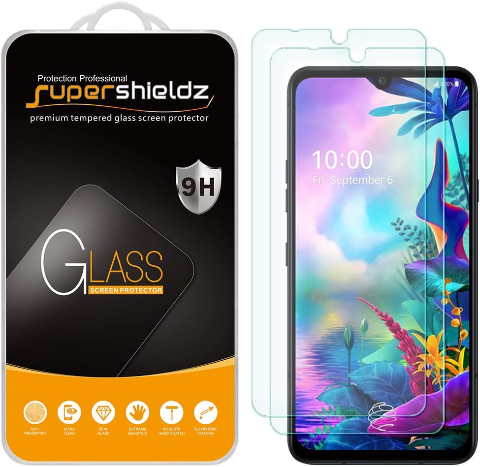 (2 Pack) Designed for LG G8X ThinQ Tempered Glass Screen Protector, (Not Work for The Dual Screen) Anti Scratch, Bubble Free