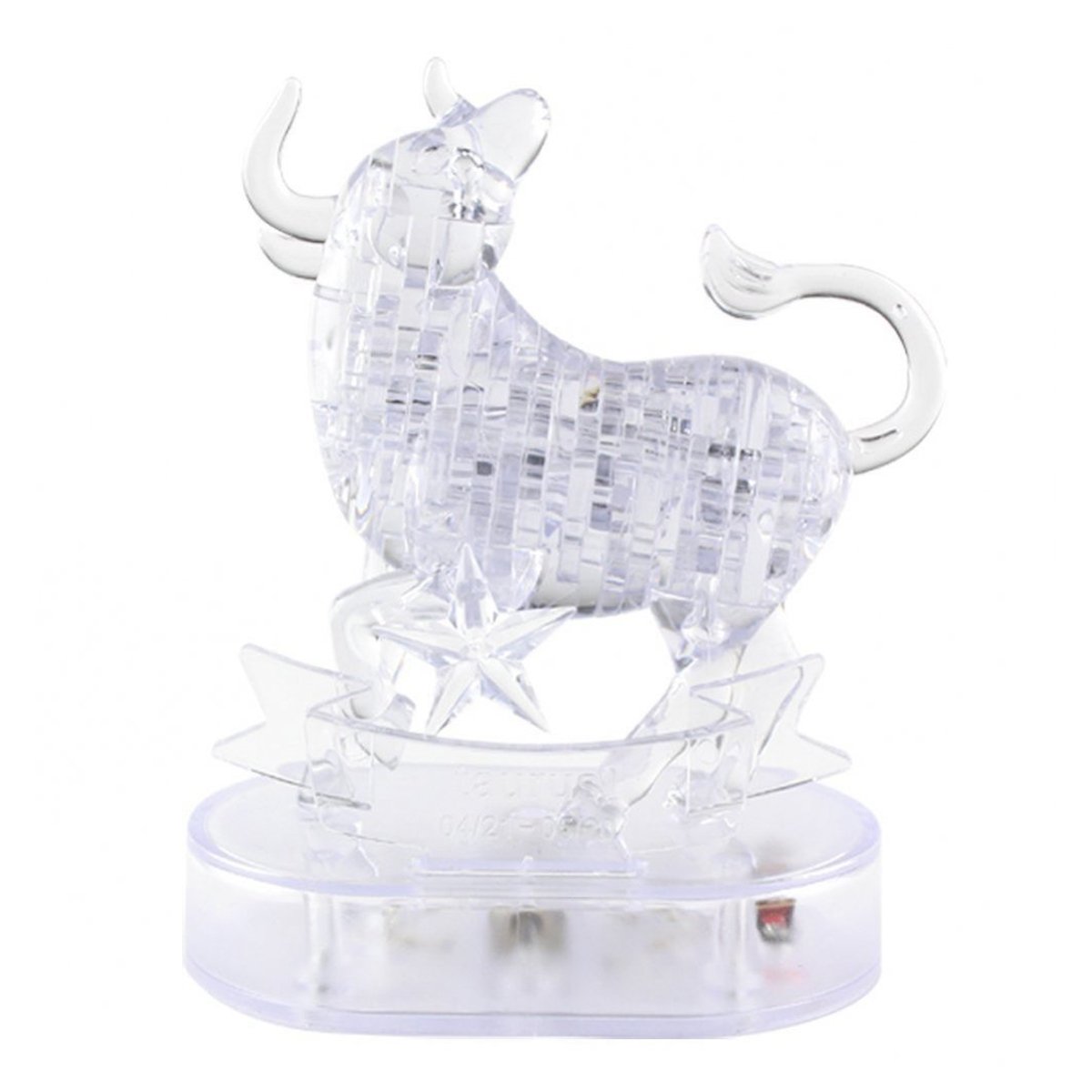 CoolplayDIY 3D Crystal Puzzle with LED Light Constellation Series (Taurus)