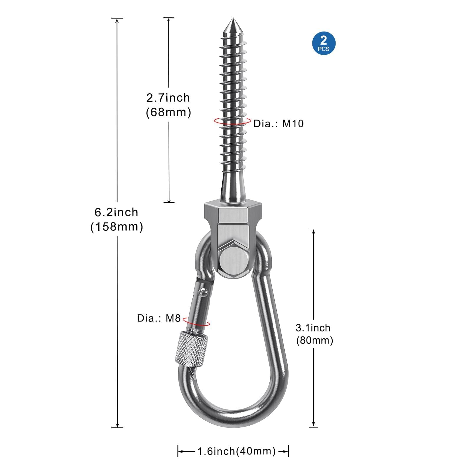 BeneLabel 2pcs Swing Hanger - Image 2