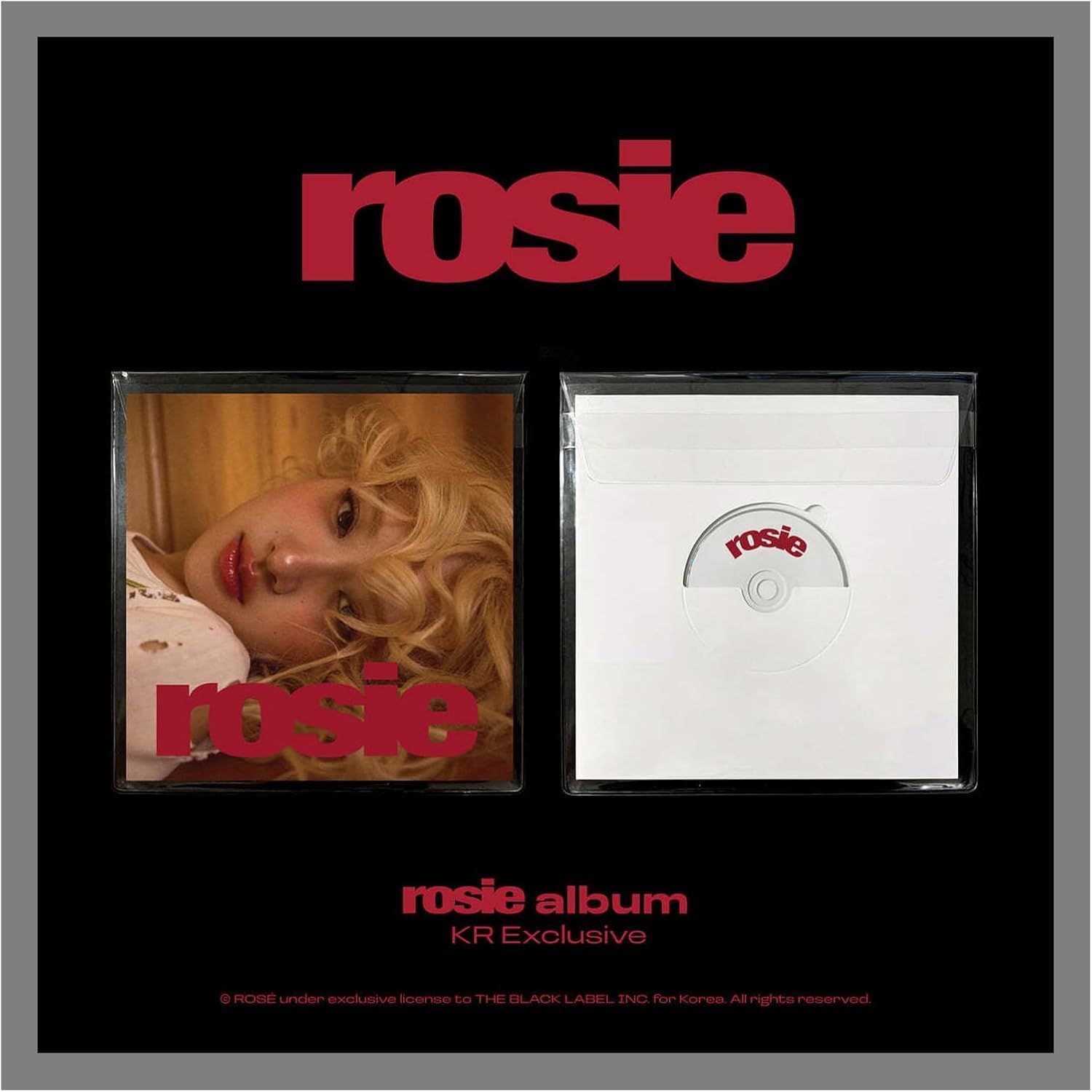 [YG Select POB Exclusive] Rose Rosie 1st Studio Album with Tracking Sealed ROSÉ (KR Exclusive Version) + Extra photocards