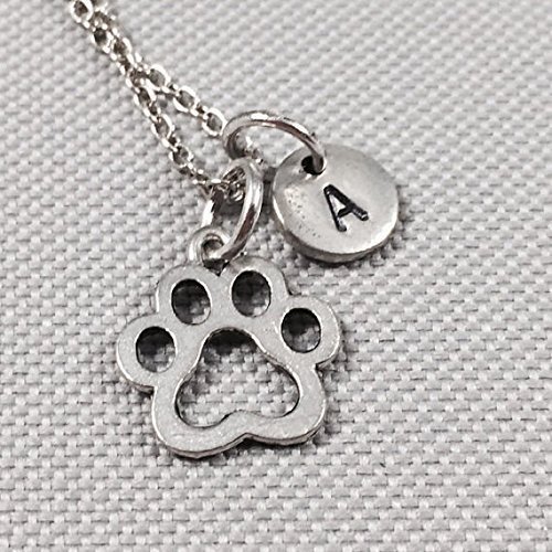 dog paw necklace charm