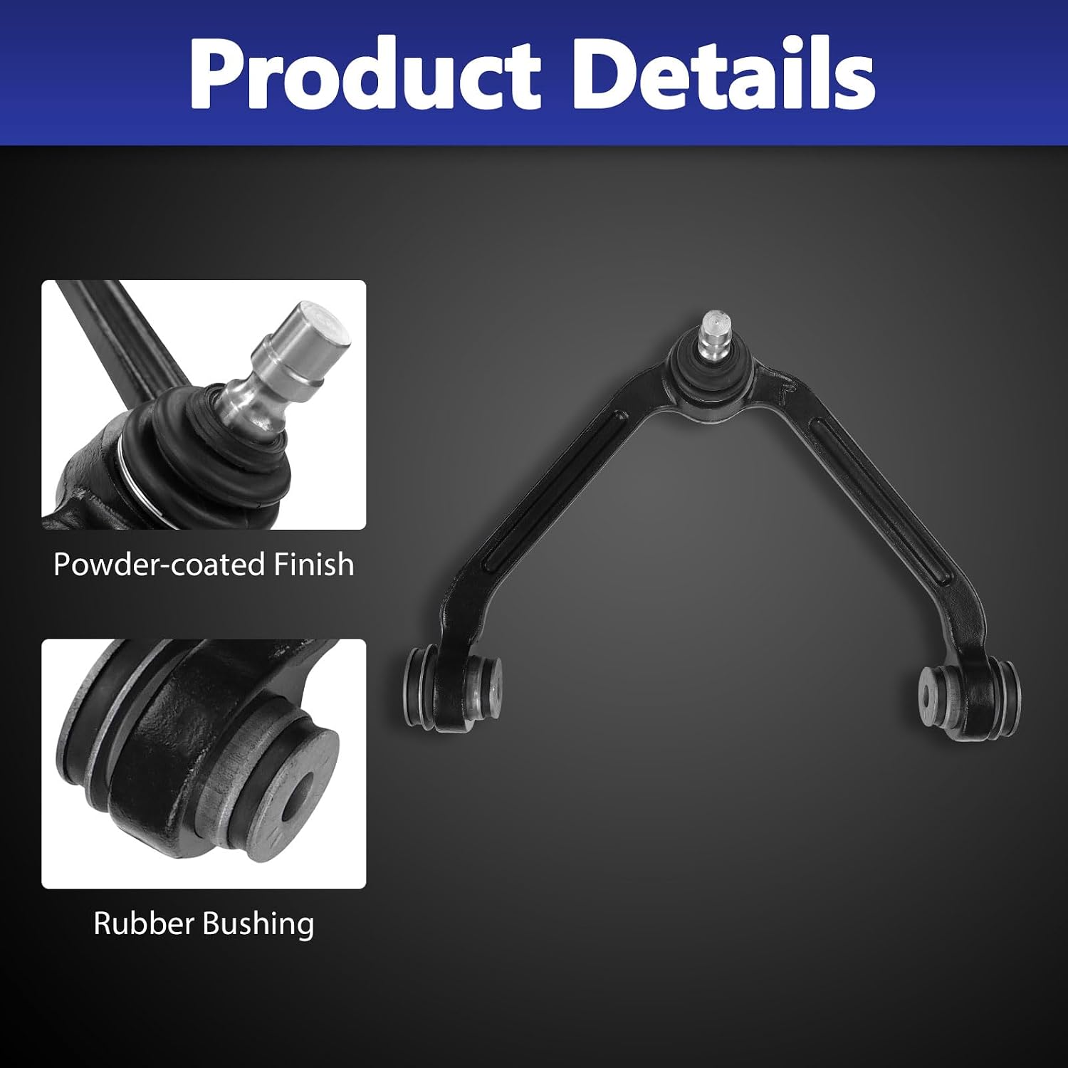 HAWK BROHER 10pcs Control Arm (1-Piece Design) Suspension Kit Front Upper Control Arms Compatible With 1998-2011 Ford RANGER RK8708, CMK8708T, GK8708T