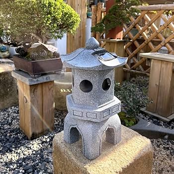 茶庭灯篭・露地庭灯篭 天然自然石・茶庭石灯篭・坪庭庭灯篭】庭石オブジェ置物箱庭造園