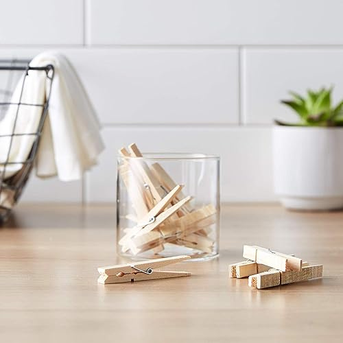 Miniatura 7 de Homz 1220216 Pin para ropa madera natural