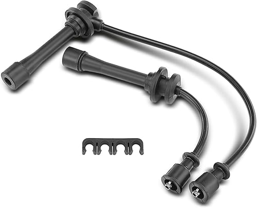 A-Premium Juego de 2 cables de bujía de encendido compatibles con Kia Sportage 1995-2002 L4 2.0L DOHC