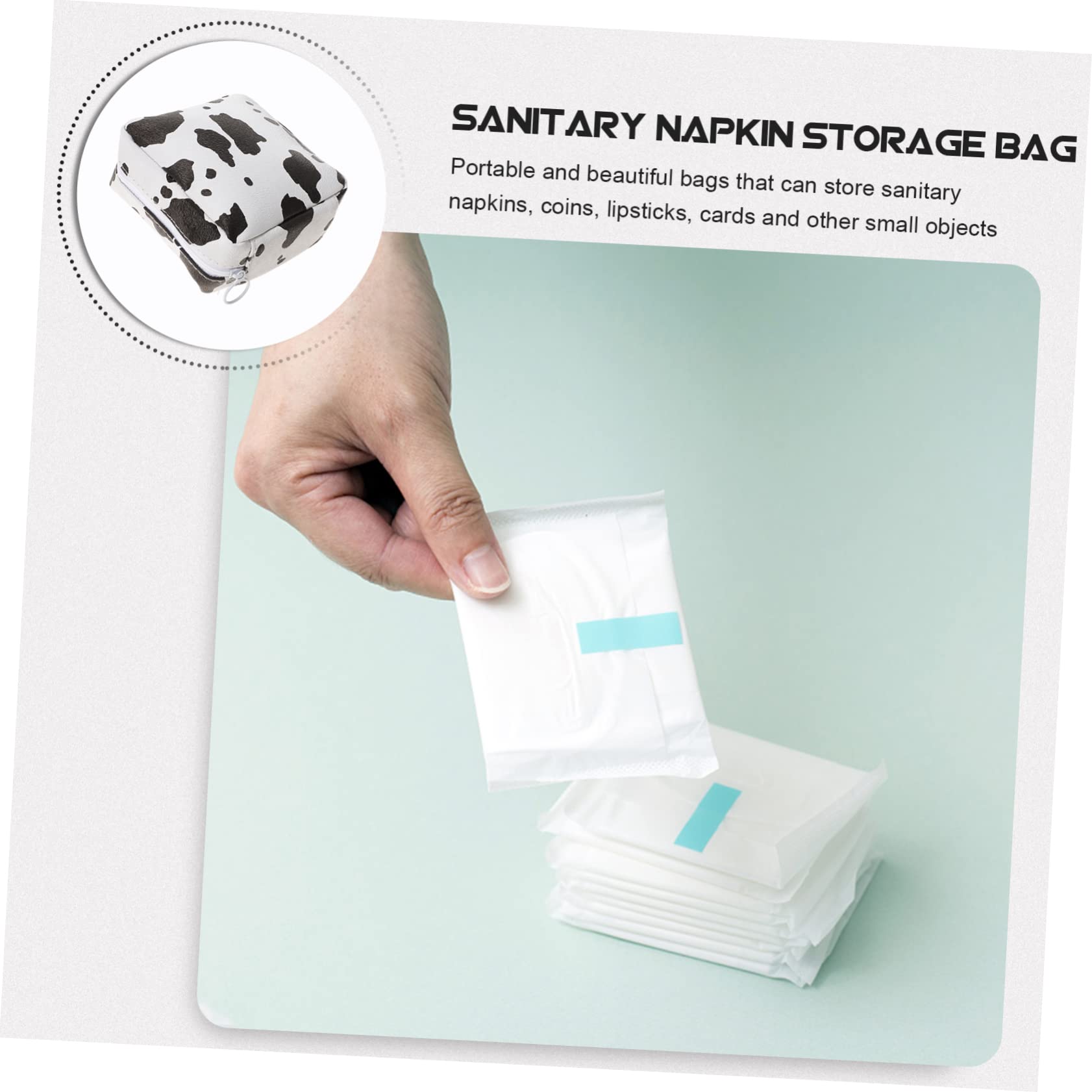 Healeved 6pezzi Assorbenti Igienici Capacità Assorbenti e Piccole Design Cerniera Per e Ragazze