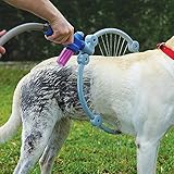 Woof washer Pet 360° Washer Dog Shower Cat Cleaning Quick Bath Accessories with ring-shaped