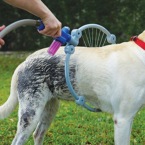 Woof washer Pet 360° Washer Dog Shower Cat Cleaning Quick Bath Accessories with ring-shaped
