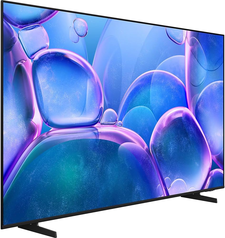 Samsung TV with MetalStream Design, side view