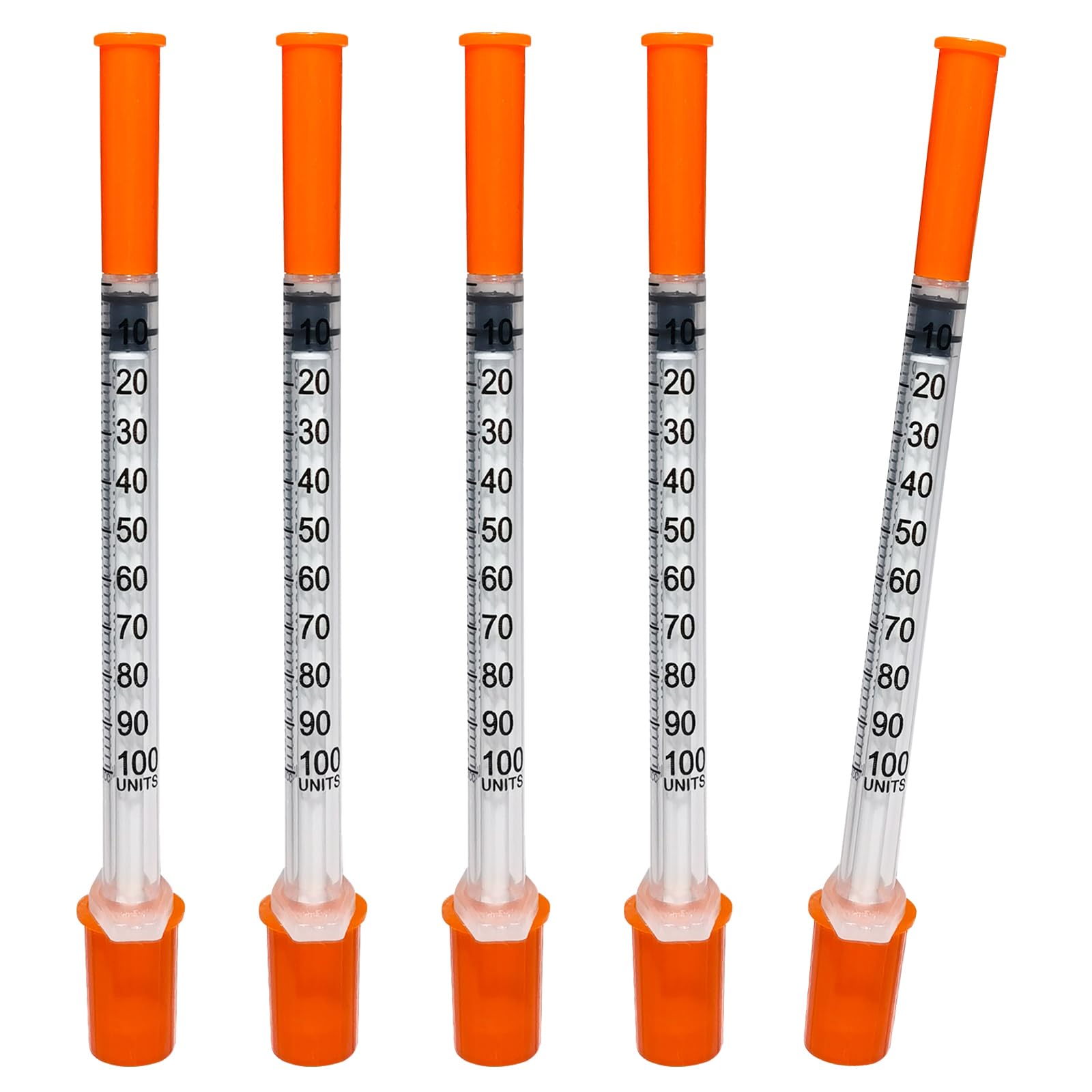 Paquete de 100 pipetas de plástico desechables de laboratorio de 1 ml/cc de 30 Ga (0,3 x 13 mm), selladas individualmente