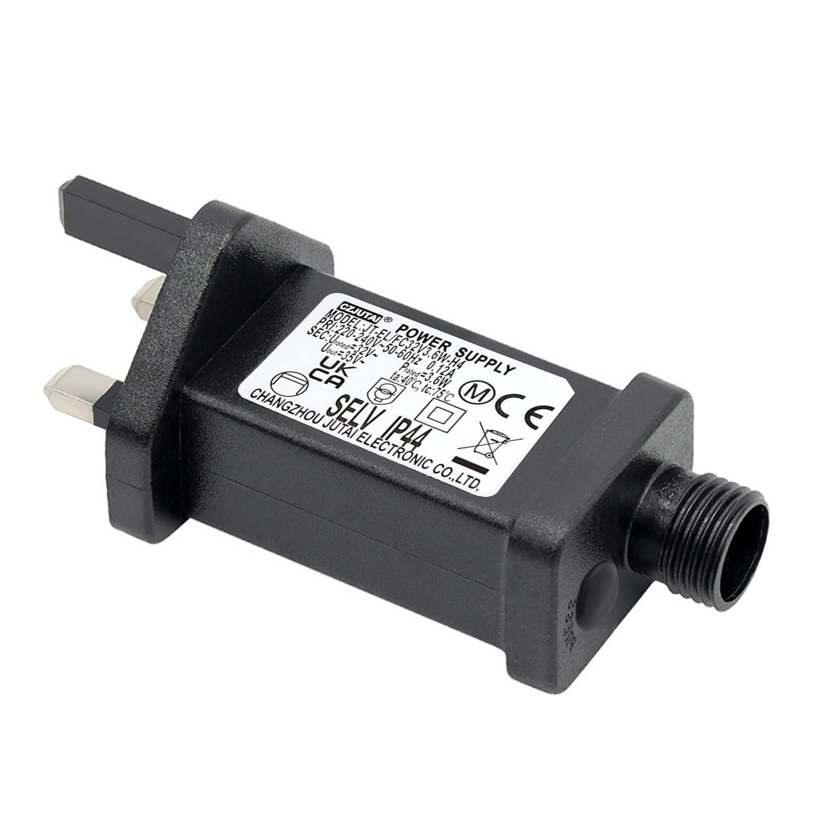 String Lights Indoor-Outdoor Power Adapter for CZJUTAI JT-EL/FC32V3.6W-IP44 Christmas Lighting, Illuminate Your Holidays! (Threaded-Multifunction-32V3.6W) — image 1