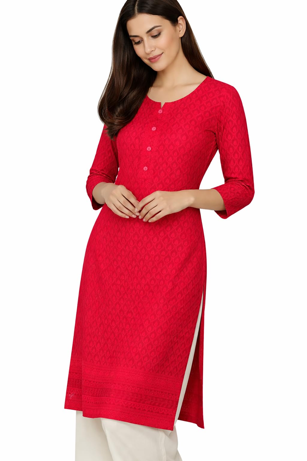 Chikankari Kurti | Lucknowi Chikankari Kurti | Chikankari Kurtis for Women | Chikankari Kurta for Women | Kurta for Women-picture-28