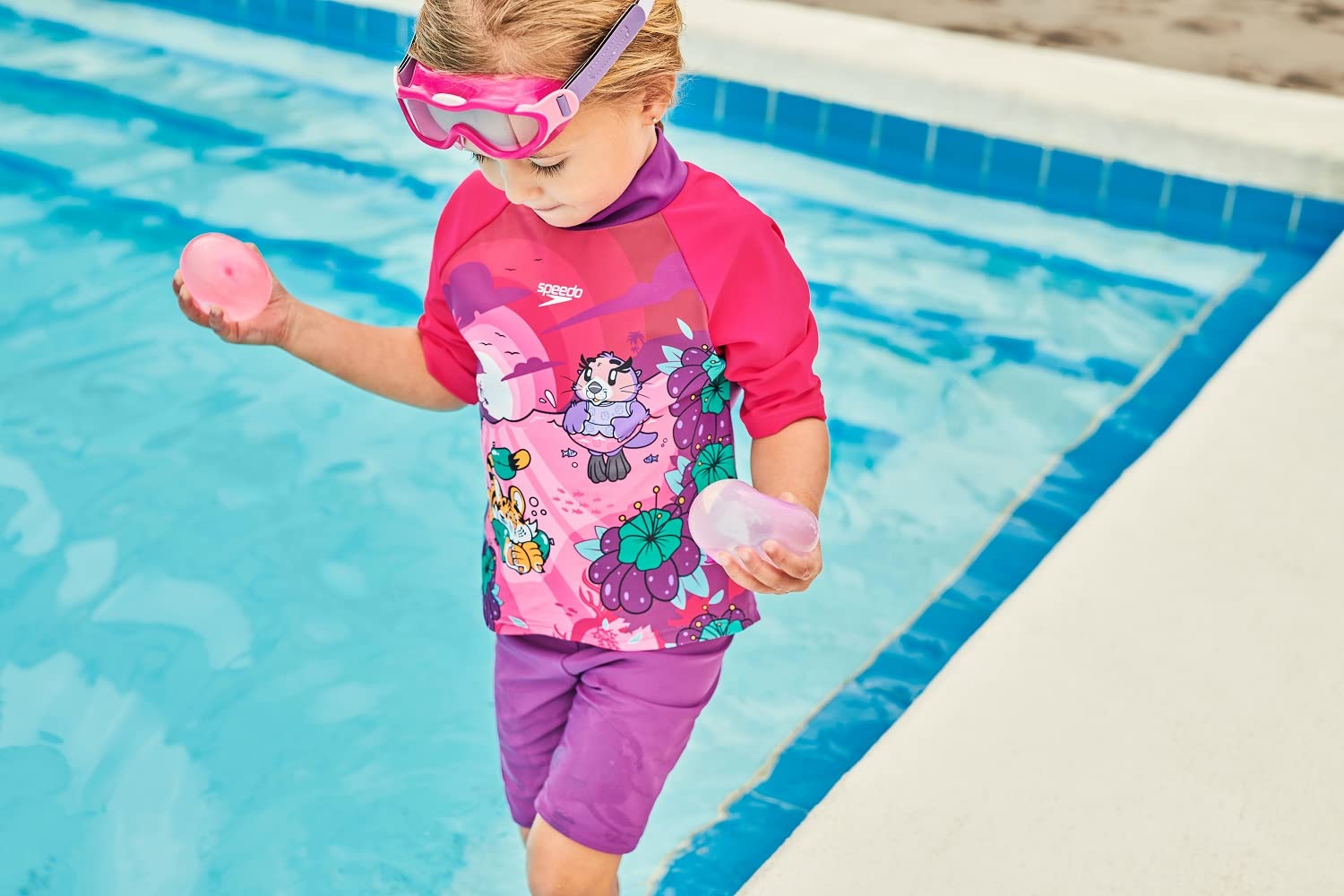 Speedo Unisex dziecięca maska biofuse dla niemowląt biofuse morska maska gogle (1 szt.)