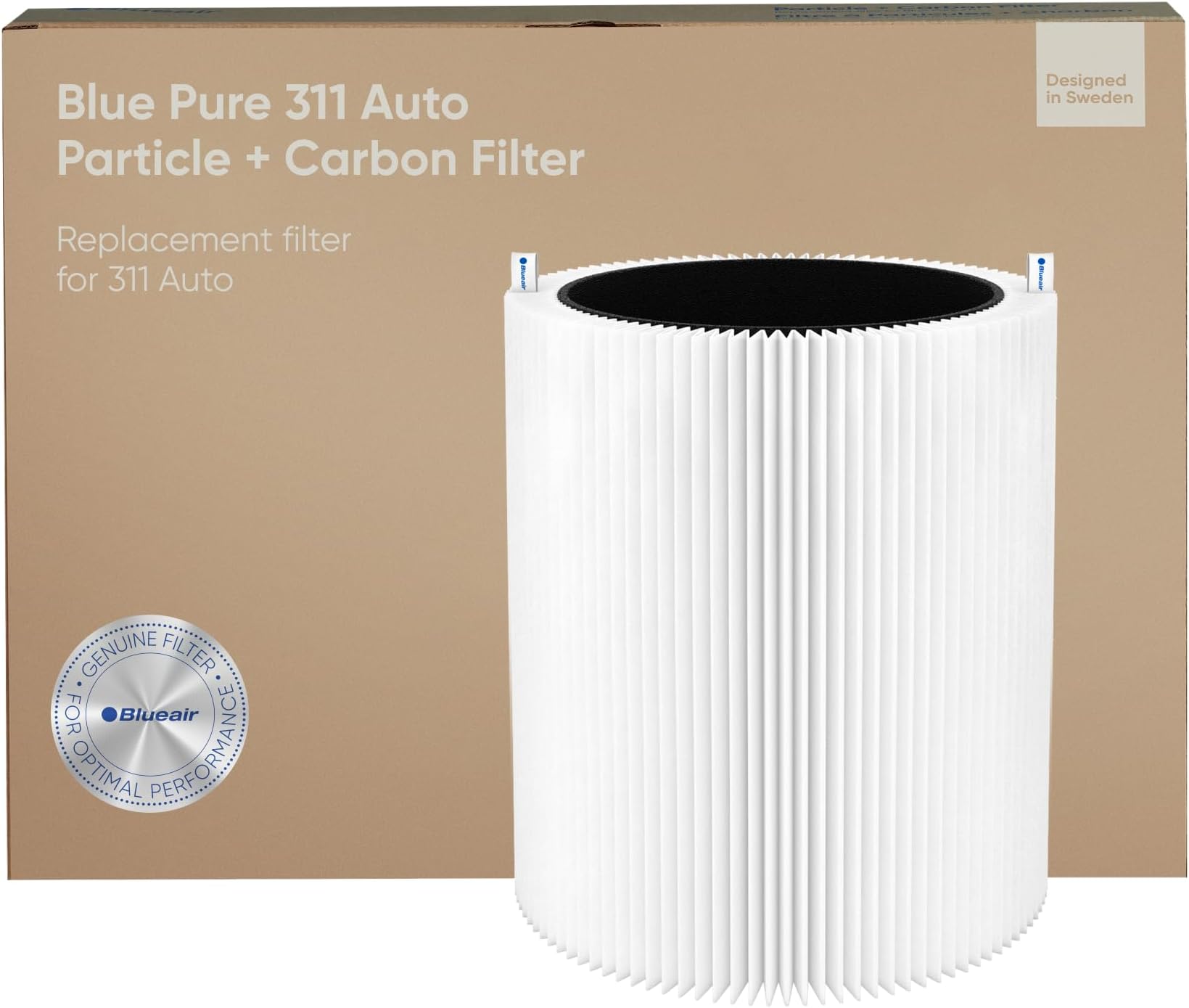 Blue Pure 311 Car Replacement Filter Particles and Activated Carbon Fits Blue Pure 311 Car Air Purifier