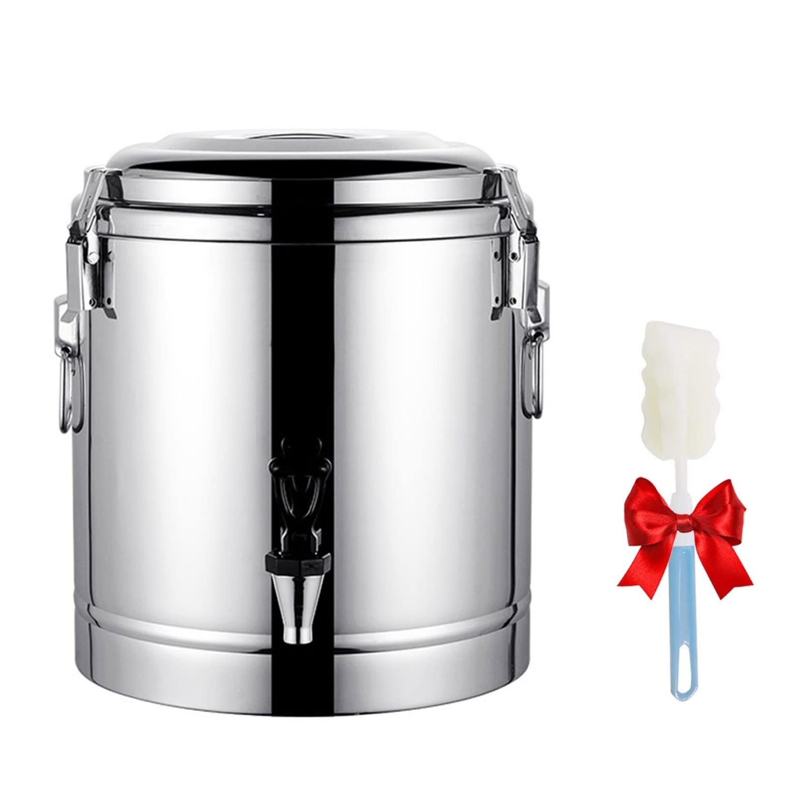 AYCDL Beverage Dispenser, Hot Water Dispenser Insulated for Tea, Tea Ice Bucket Beverage Warmers Drink Dispenser Stainless Steel Urn for Coffee Water for Pa