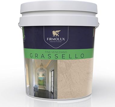 Grassello Authentic Venetian Plaster | Shiny Polished Plaster | Made in Italy from Lime & Marble | Earth Tones 8 | Color SW6108 Latte