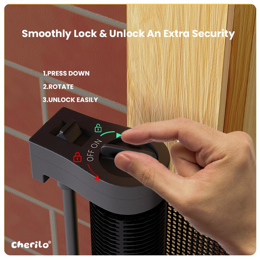 Image of Cherilo Safety Gate for Kids Home | Retractable Baby Safety Gate for Door & Stairs | Expandable Mesh Child Gate up to 150 cm | Pet & Baby Fence Barrier | Black