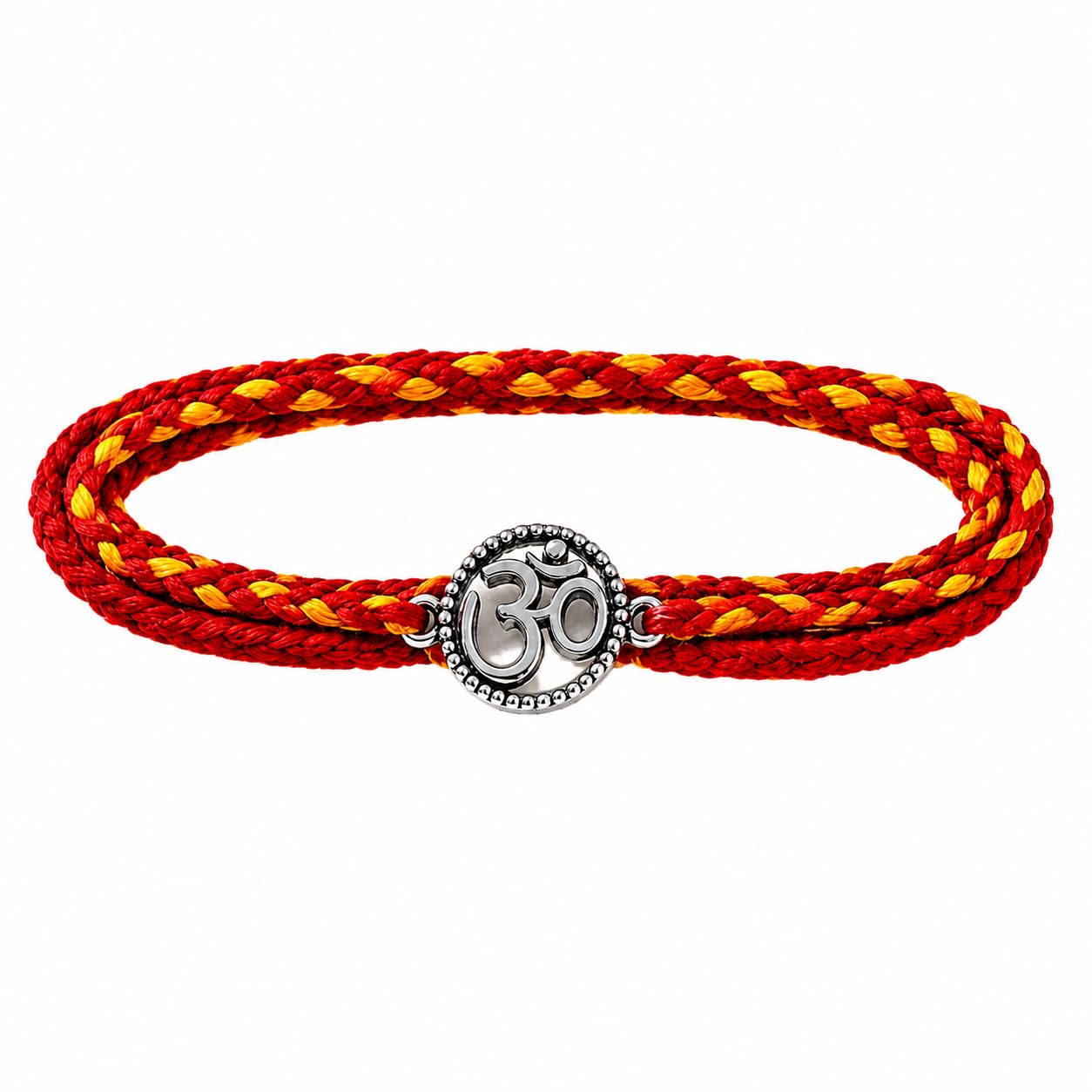 ॐ Silver Rakhi Bracelet Set with Roli Chawal and Greeting Card for Brother Bro Bhaiya Bhai | 925 Sterling Silver Bracelet Rakhi | Silver Rakhi with Gift | Om Silver Rakhi | Silver Rakhi for Brother-image-15
