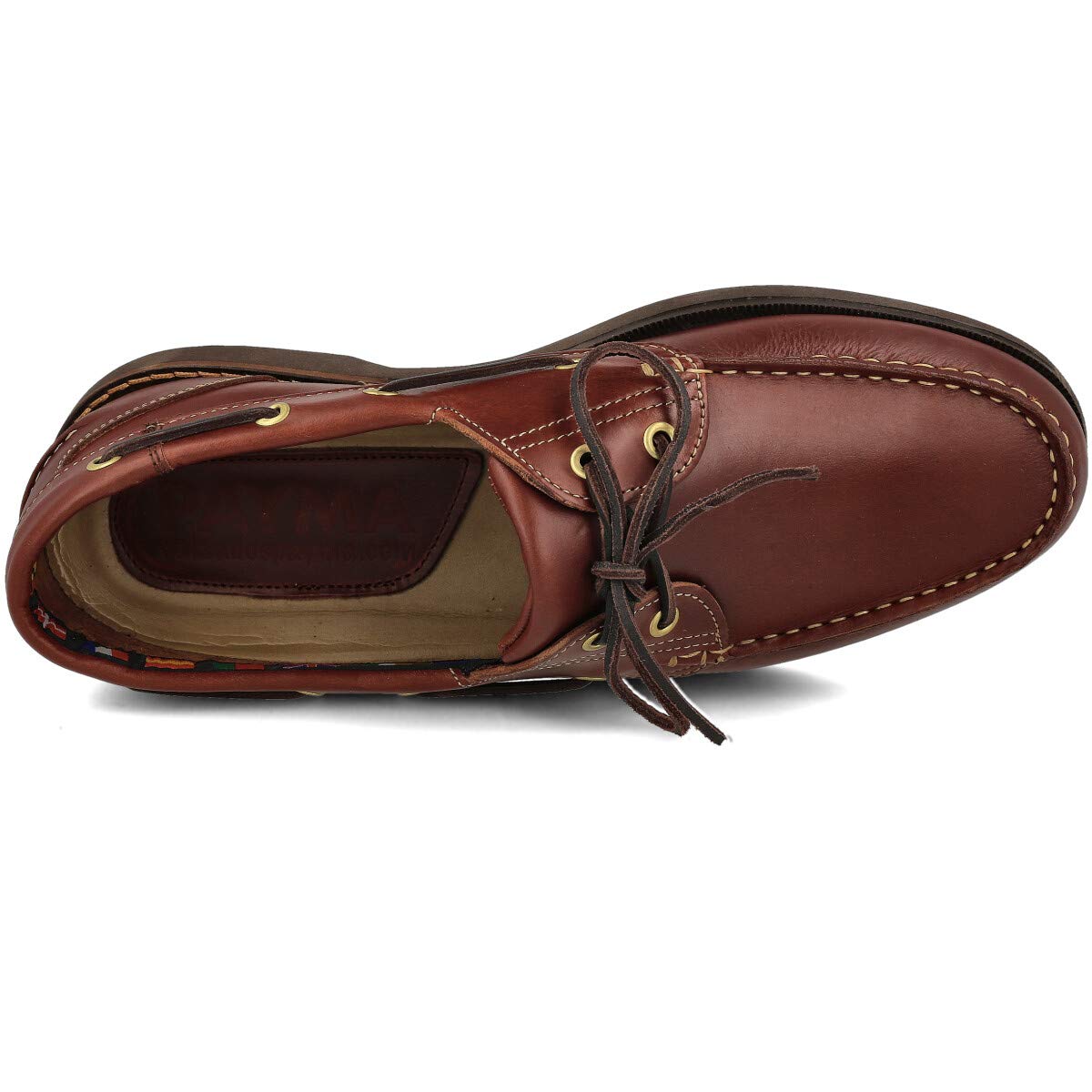 Scarpe da Barca Mocassino Uomo in Pelle Sportivo Casual. Pelle Ingrassata. con o Senza Lacci. Suola di Gomma. Taglie Grandi Marrone, Nero e Navy