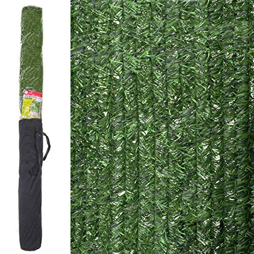 Seto Artificial de ocultación para jardín de plástico Verde - LOLAhome