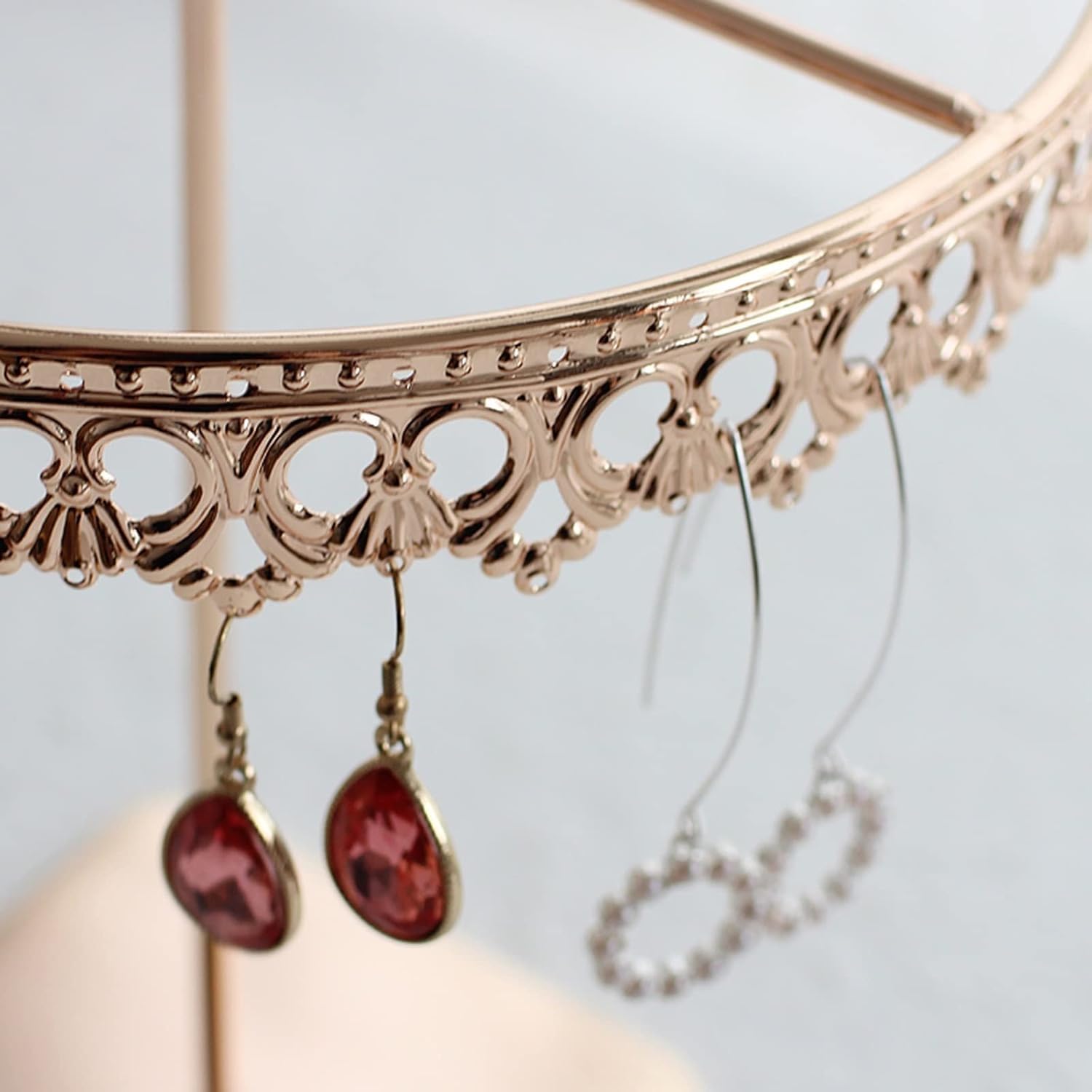 Porte-bijoux, porte-bijoux, organisateur de bijoux, présentoir à, support rangement pivotant, bracelet, collier, for suspendre colliers, pendentifs