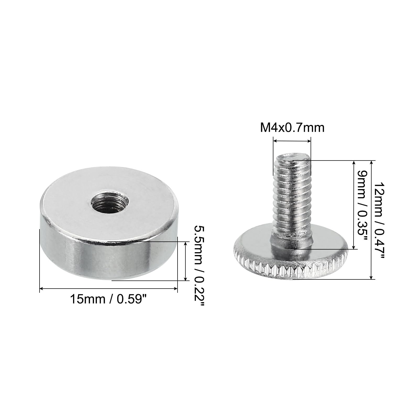 PATIKIL M4x12 Standoff Screws with Spacers - Image 2
