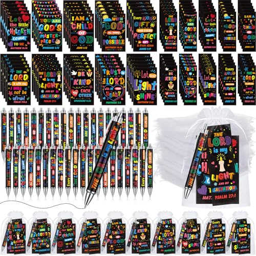 Versets de la Bible et marque-pages : lot de 200 accessoires