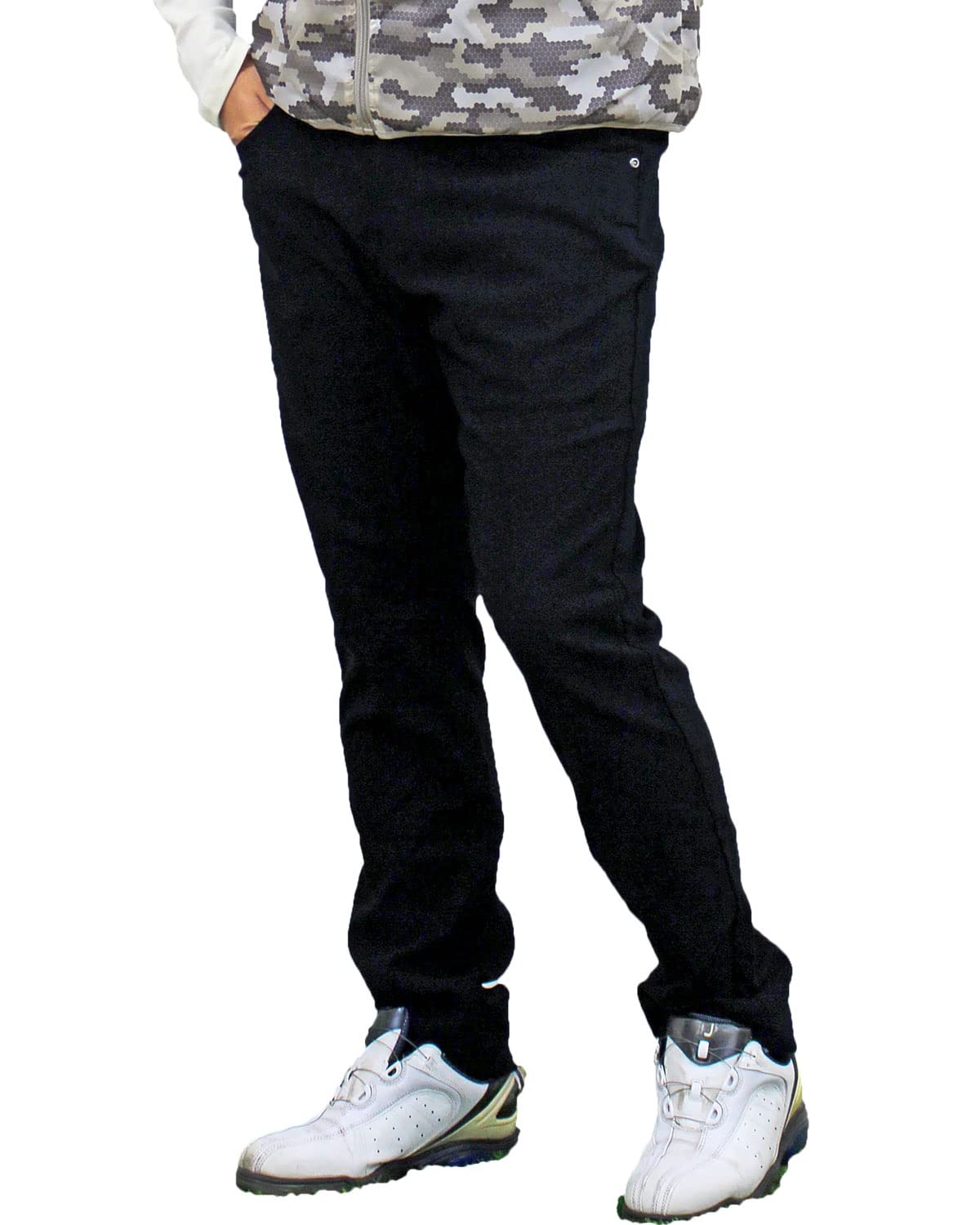 Amazon | [エムシー] ゴルフパンツ メンズ 暖か裏起毛 伸縮