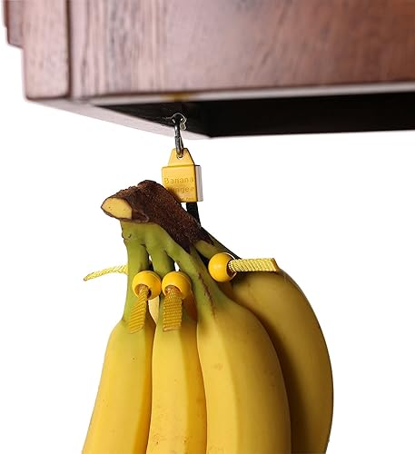 Banana Bungee Percha práctico soporte y soporte alternativo gancho para debajo del gabinete sostiene un solo o un grupo fabricado en Estados Unidos