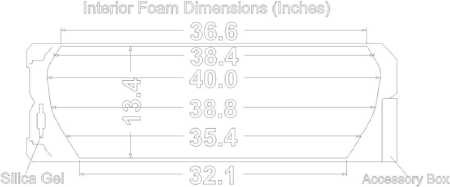 Case Club Waterproof Parallel Limb Compound Bow Pre-Cut Case with Silica Gel to Help Prevent Rust : Sports & Outdoors