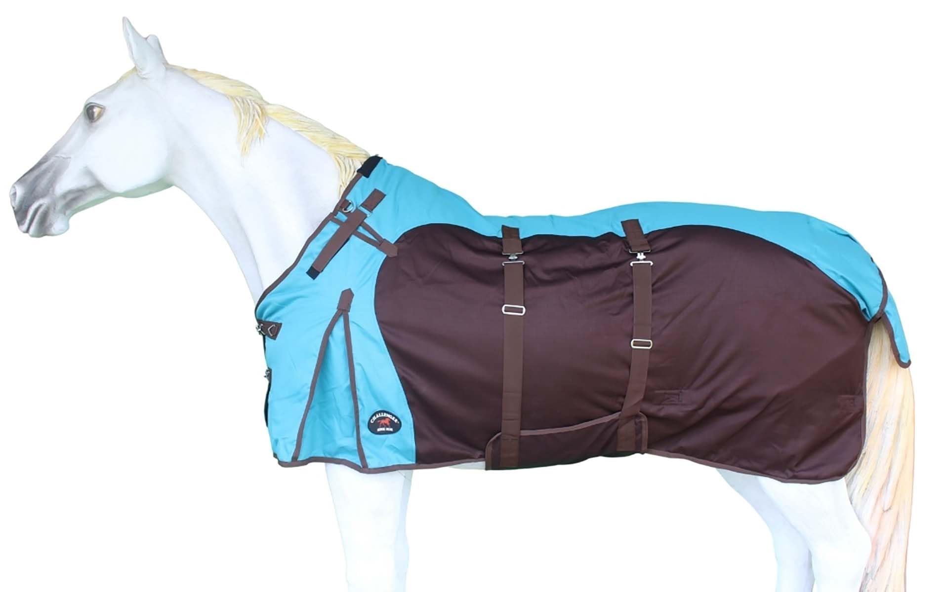 Challenger 1200D Turnout Lightweight Bellyband Rain Horse Winter Blanket Sheet 388LG