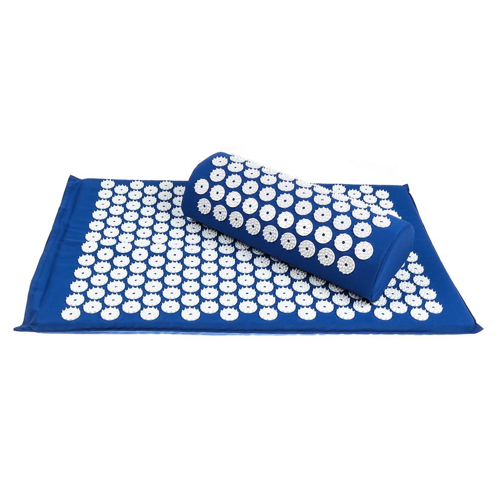 Acupressure Mat and Pillow Set, Acupuncture Mat for Back and Neck Pain