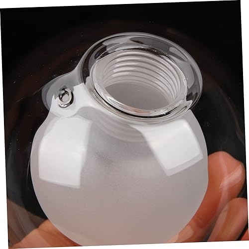 Miniatura 6 de Zerodeko 4 piezas de vidrio Beanstalk pantalla de lámpara para lámparas de pie, ventilador de techo, lámpara de araña, decoración de farol, pantalla