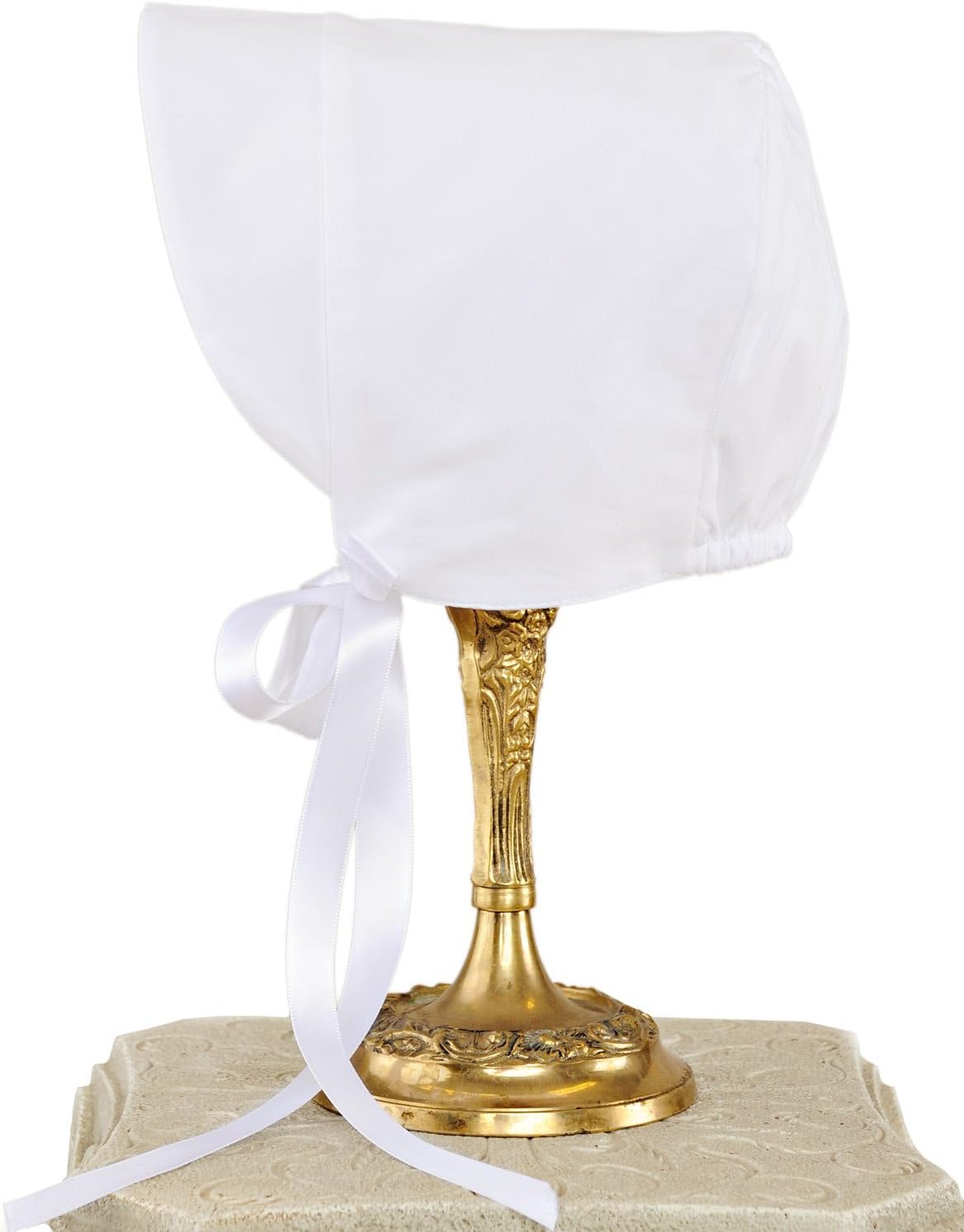 One Small Child Caleb Boys 3-Piece 100% Cotton White Christening Baptism Gown
