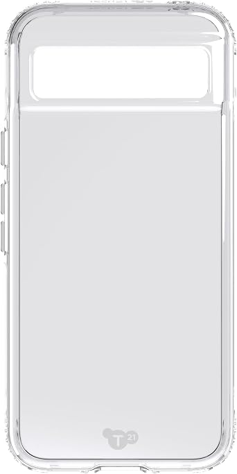 Tech21 EvoClear Case for Google Pixel 8a - Protective Transparent Phone Case - Clear