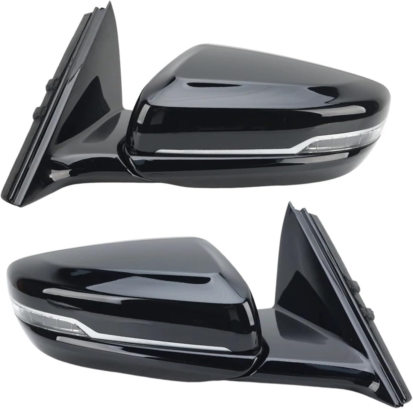 Compatible For Cadillac CT6 2016-2018 22 Pins Power Folding Blind Spot Heated Side Door Rearview Mirror Assembly Car Accessories(1 pair)
