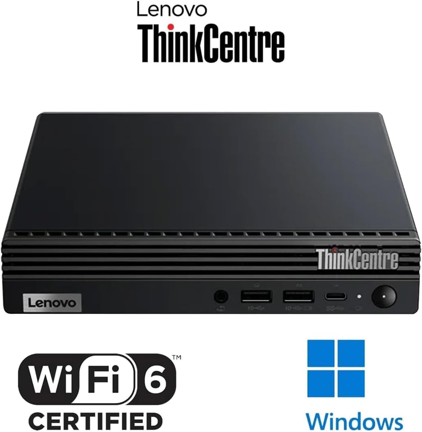 Lenovo ThinkCentre M70q Gen 4 MFF Tiny 1L Mini PC Business Desktop Computer (13th Gen Intel i7-13700T up to 4.9GHz, 32GB RAM, 2TB SSD, WiFi 6, 2 Display Ports, Win11Pro) w/DKZ Hub USB Port Expander