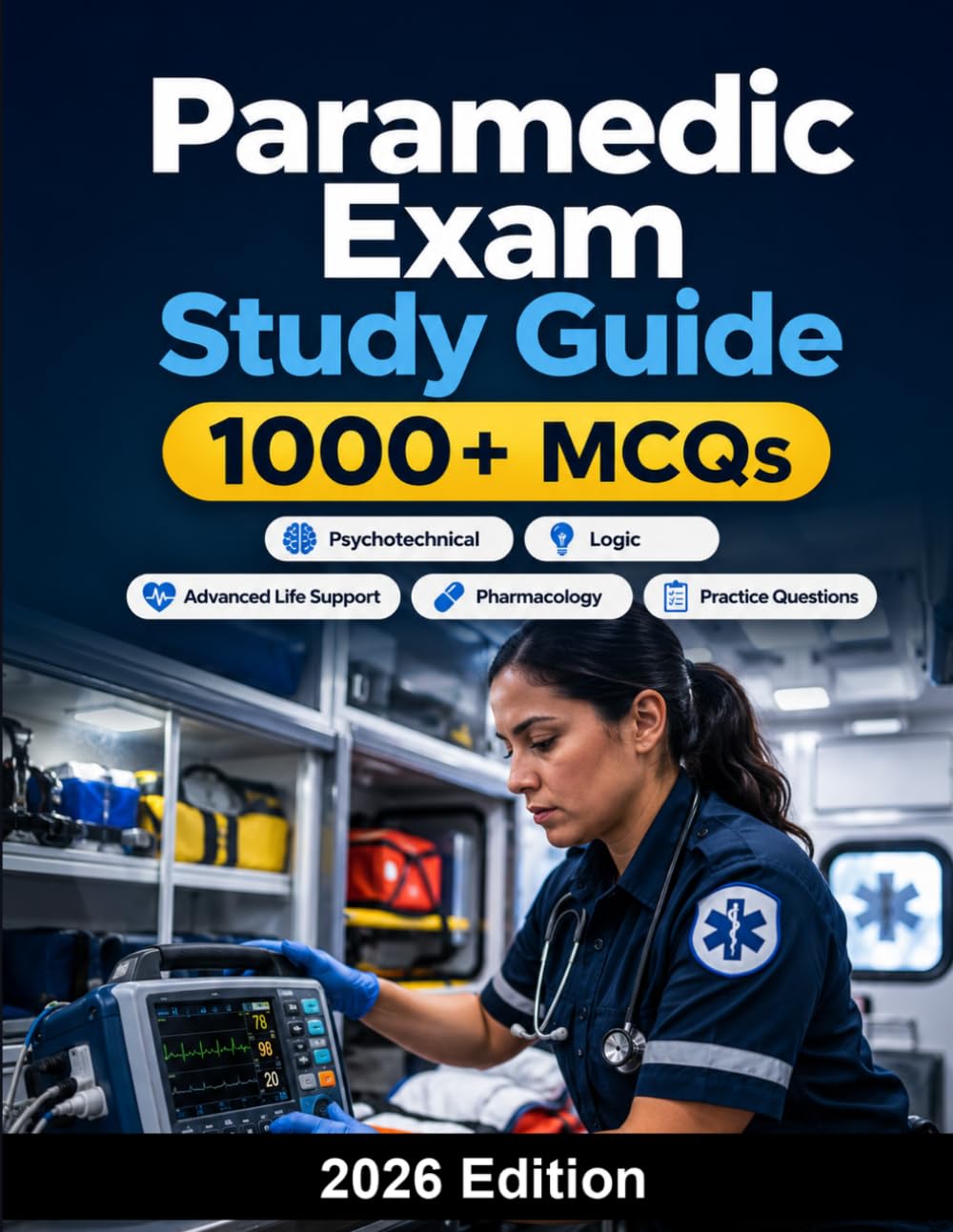 Paramedic Exam Study Guide: Paramedic Certification : complete preparation for advanced life support, cardiology, pharmacology, trauma, medical ... practice questions and exam strategy