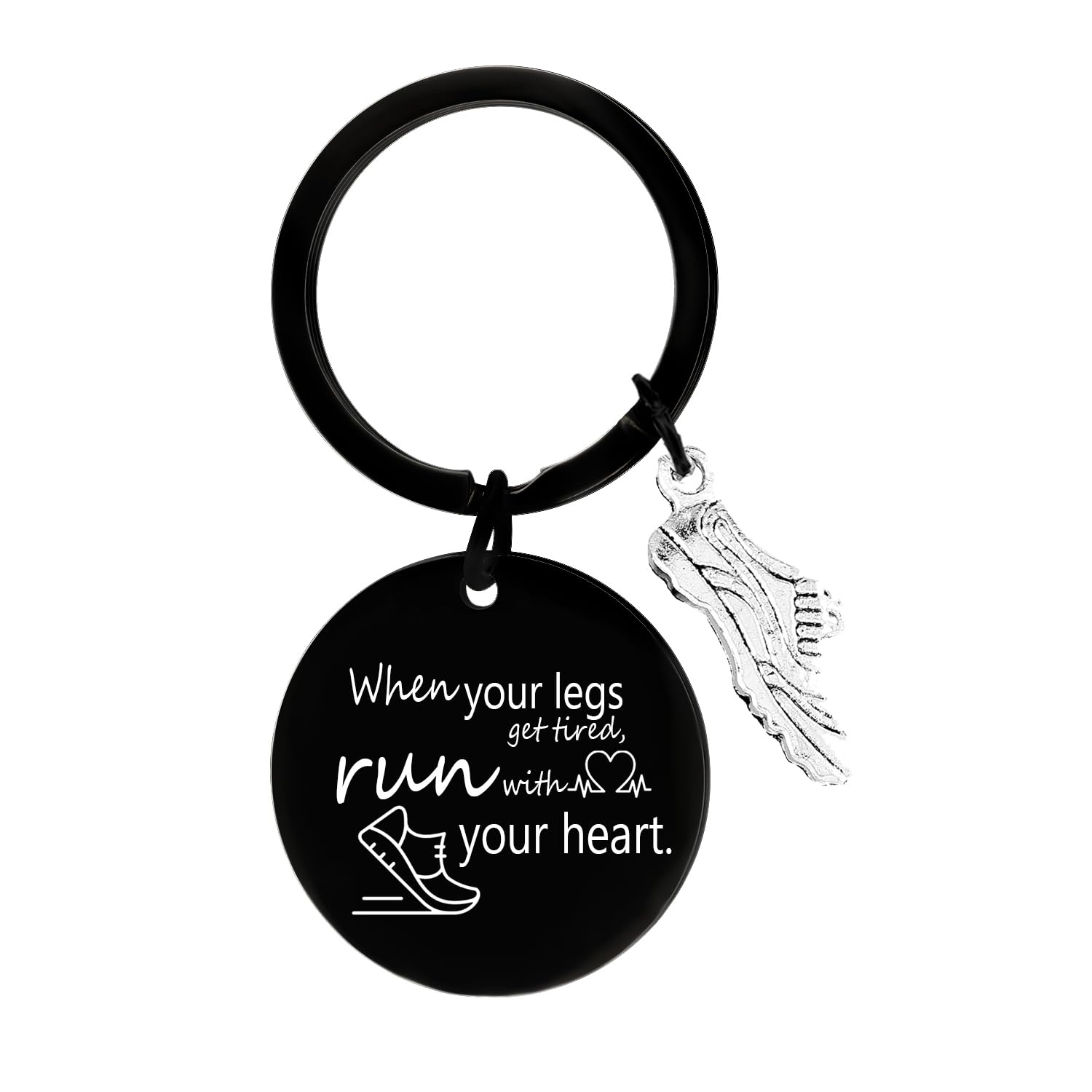 MADHAHEFU Runner Keychains Gifts Cross Country Running Gifts for Runners Christmas Birthday Gift